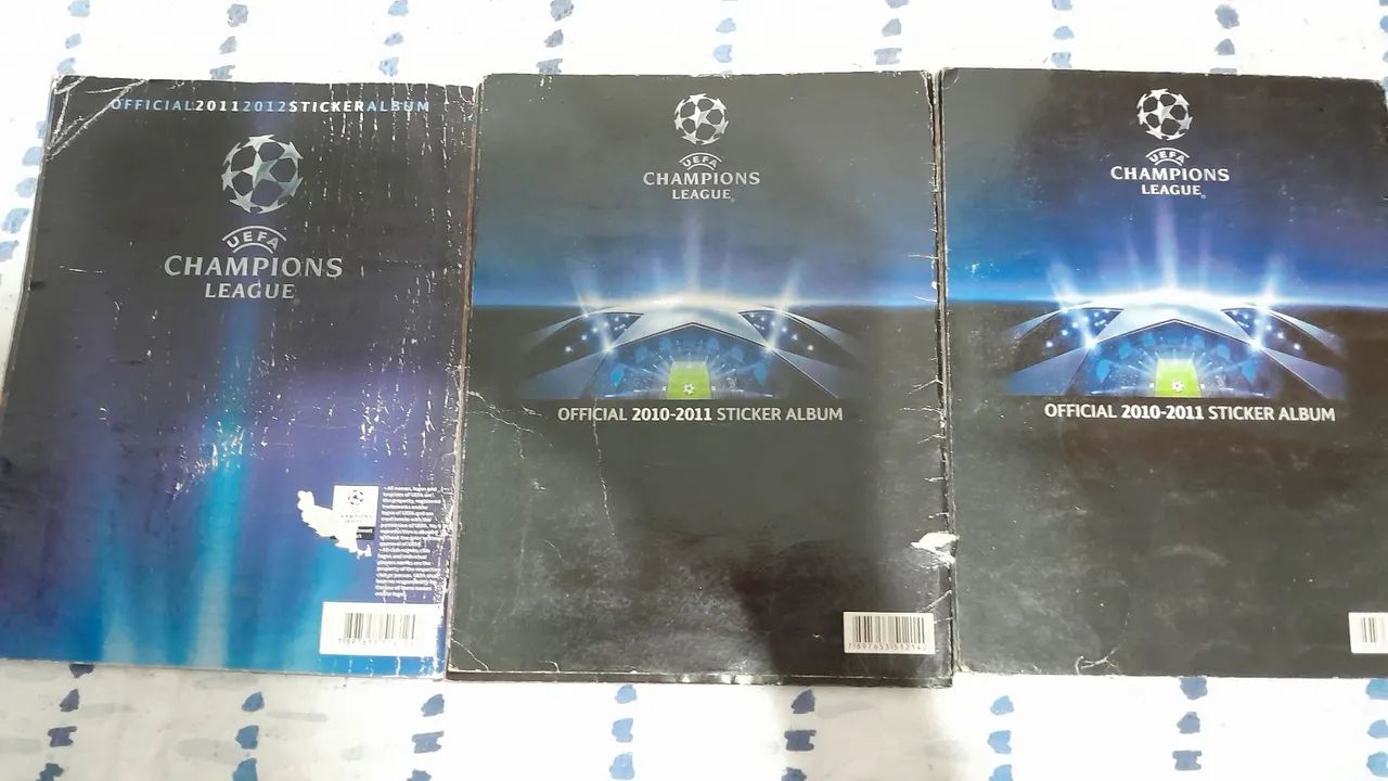 3 Albuns Champions League Panini - Foto 2