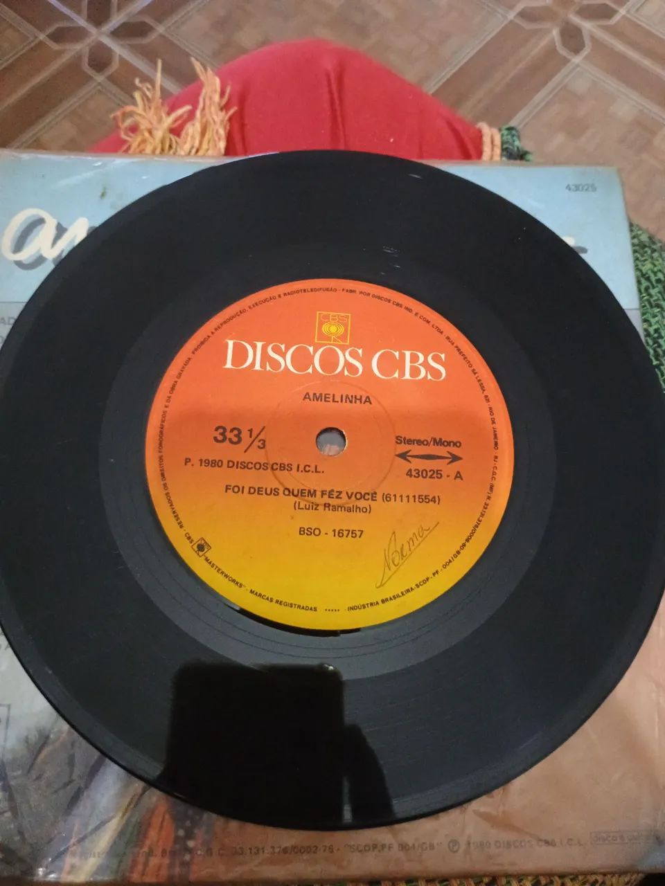 Compacto Amelinha 1980. - Foto 3