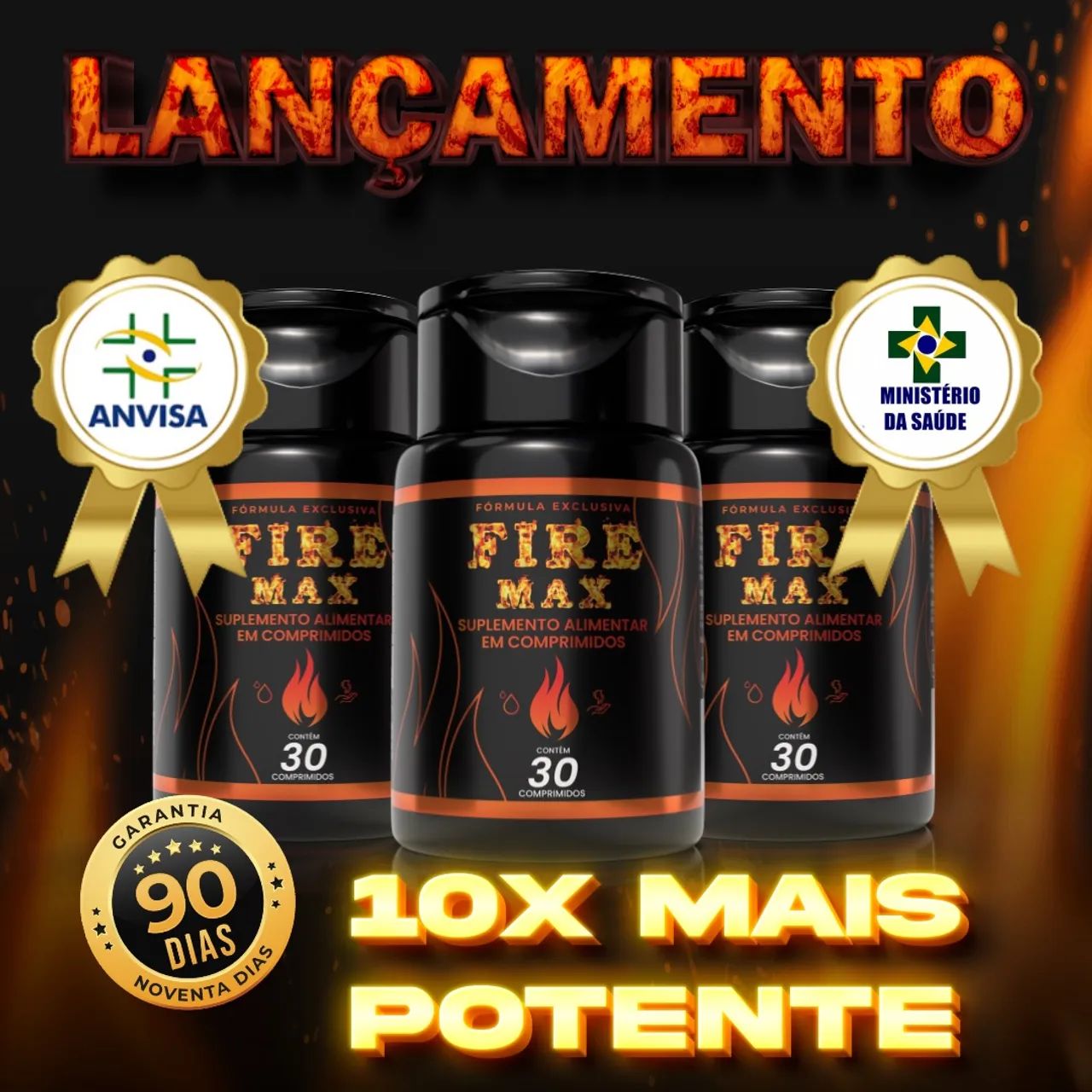 Fire max disposição e confiança 