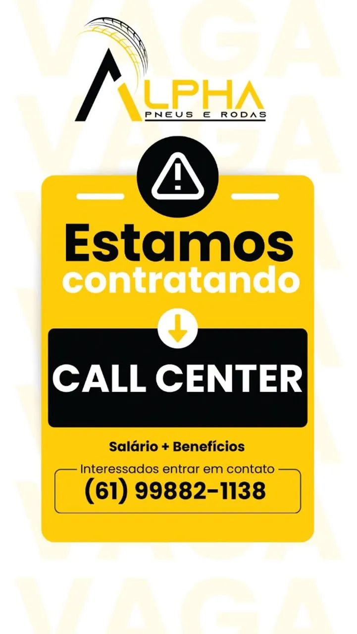 Vaga para Call Center