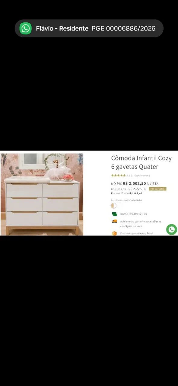 Cômoda Infantil 