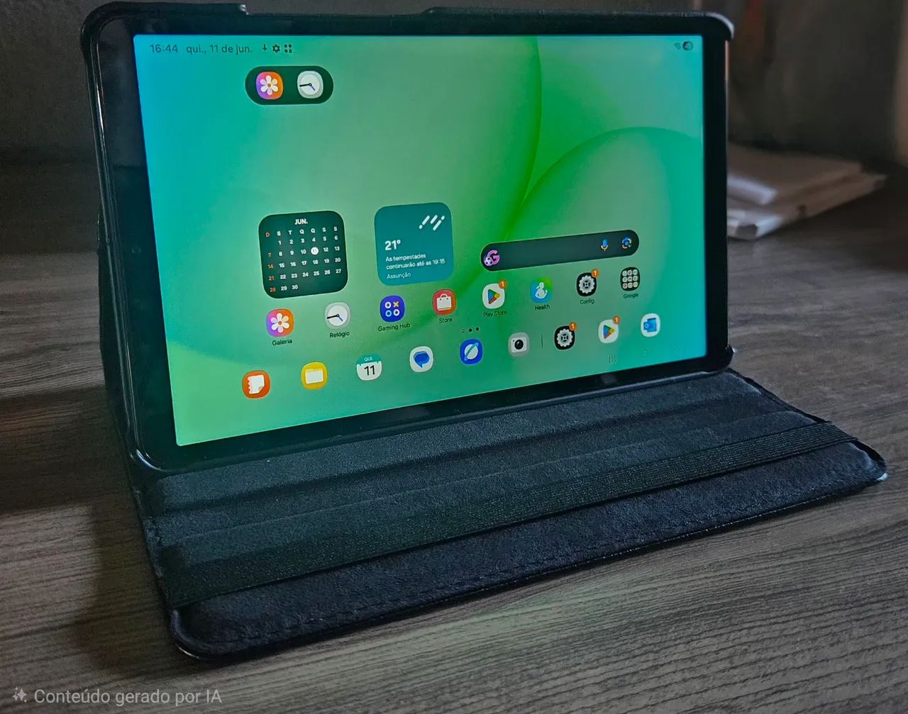 Tablet Samsung A11 com Capinha e Película protetora