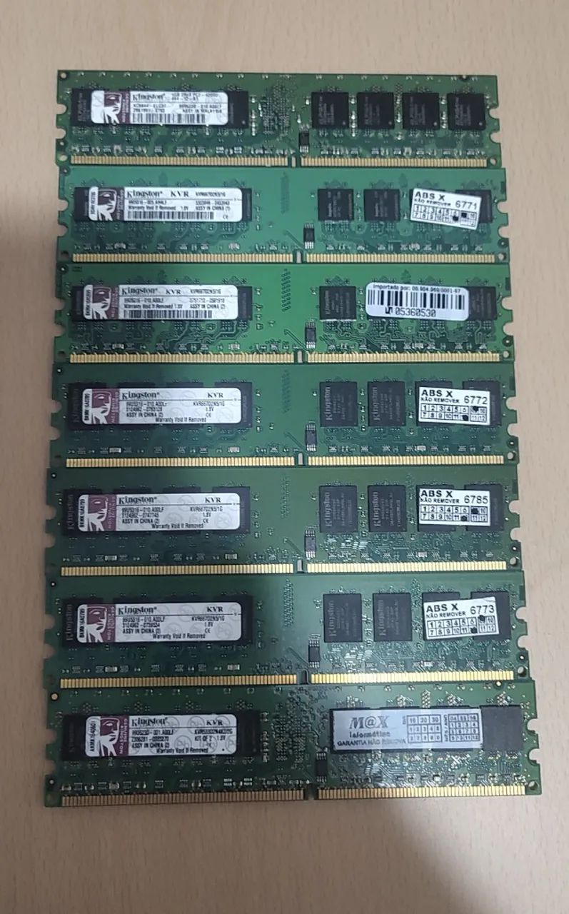 Lote de Memorias DDR2 e DDR3 - Foto 3