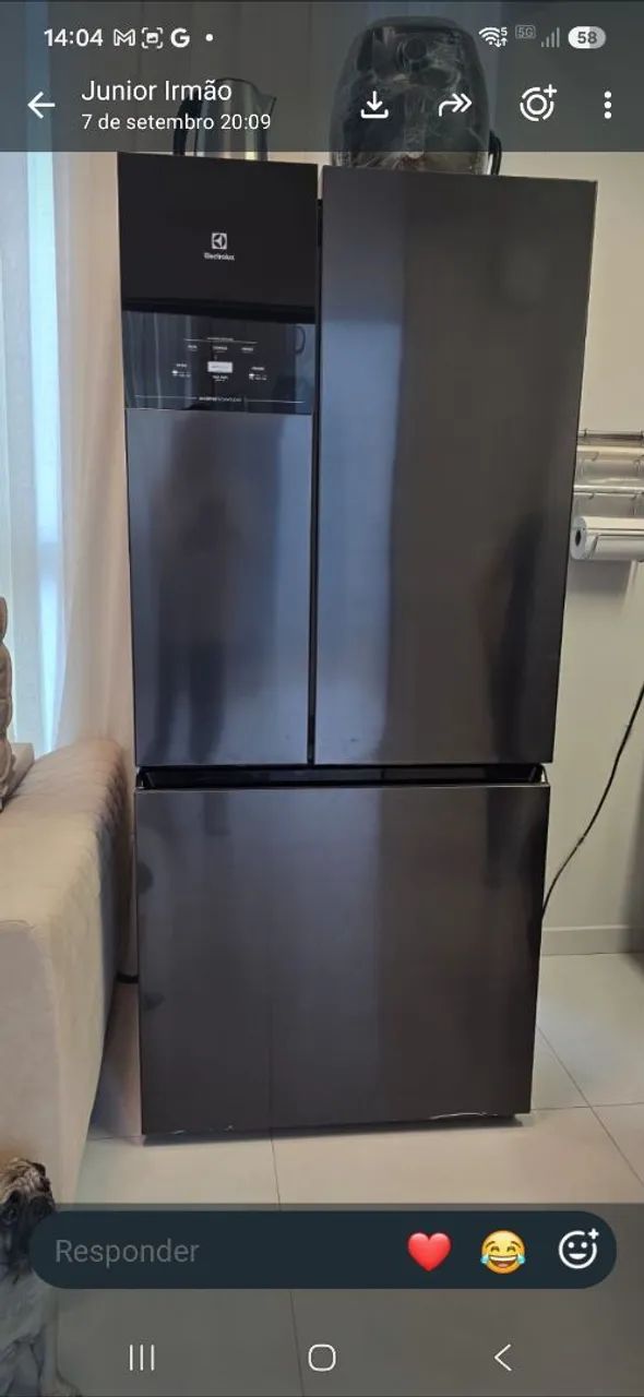 Geladeira semi nova
