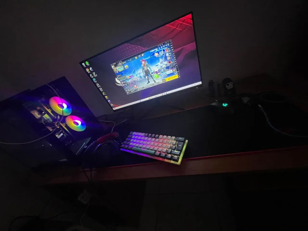 VENDO PC GAMER COMPLETO COM TECLADO MOUSE E MOUSE PED NA GARANTIA AINDA