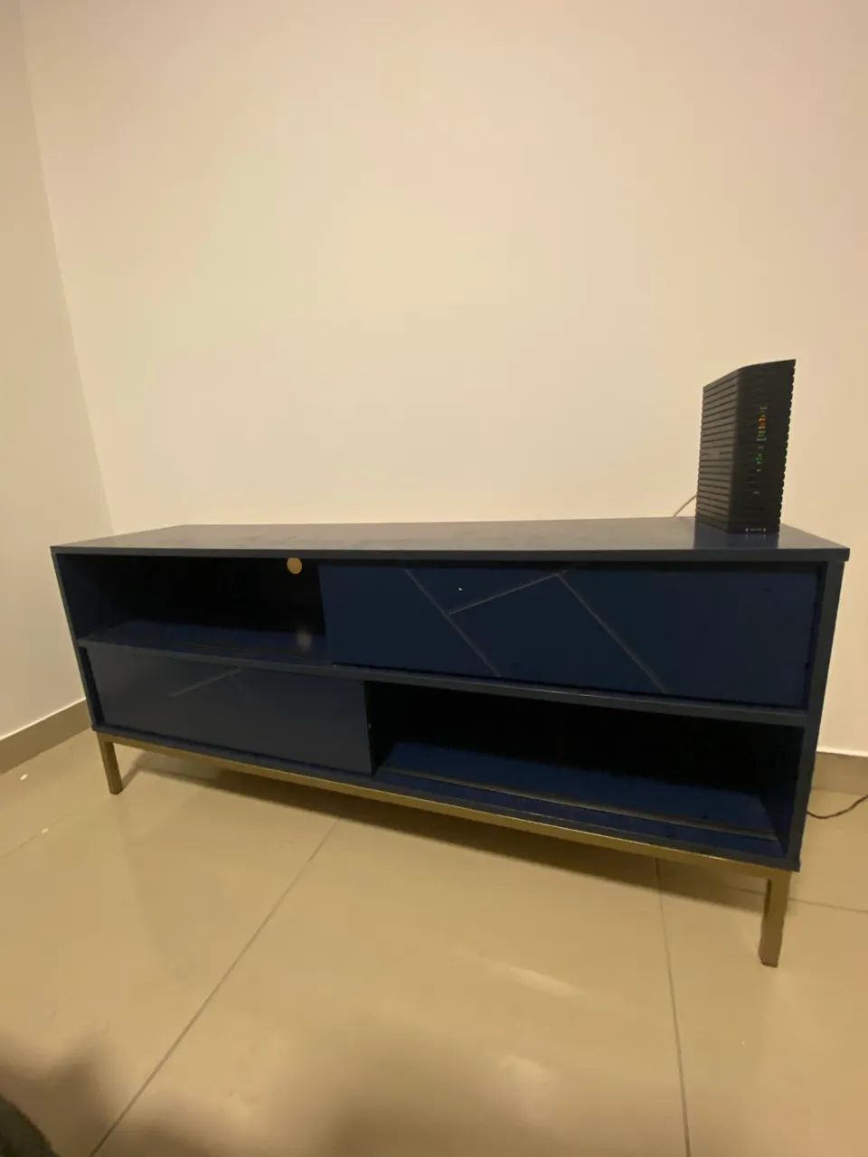 Rack TV 135cm Azul  - Foto 4