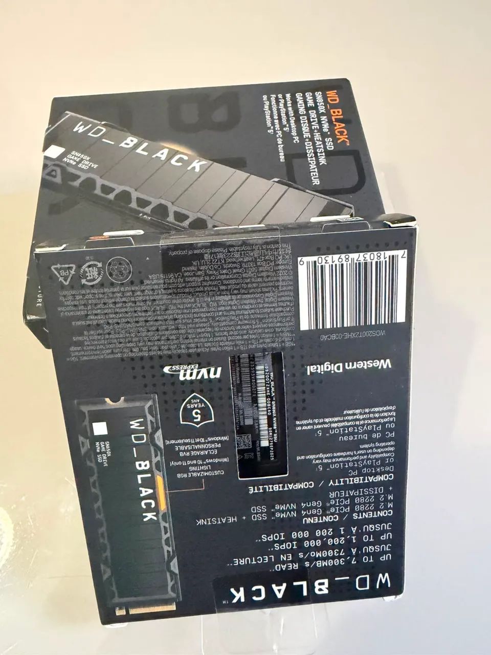 SSD WD_BLACK SN850X 2TB NVMe PCIe 4.0 com Dissipador | Novo e Lacrado - Foto 2