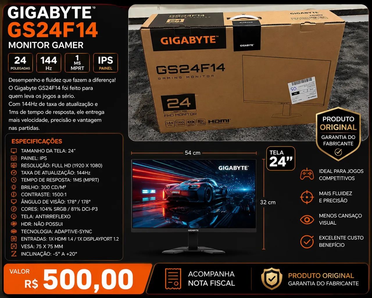 MONITOR NOVO NA CAIXA - Foto 2