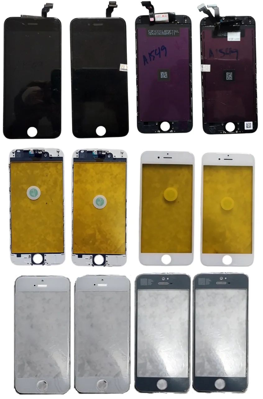 Display e Tela Vidro e iPhone 6 7 + iPad 2 E iPad Mini 1 2 - Lote No Estado - Foto 2