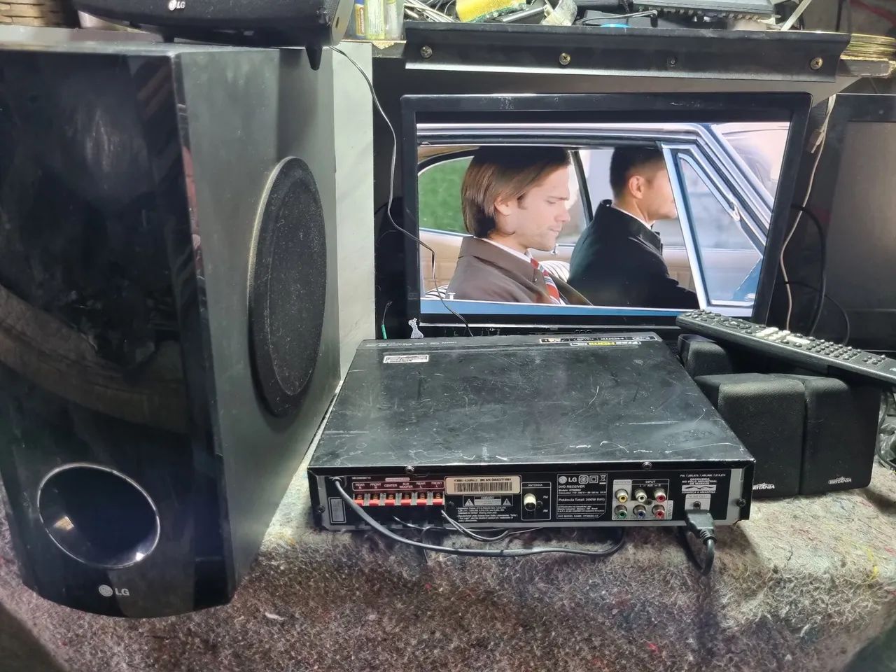 Dvd home theater lg ht305su com controle remoto  - Foto 3