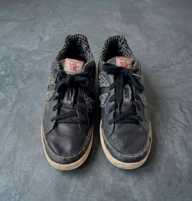 Tênis True Religion Couro Original Cinza - Tam. 43 (US 11,5) - Foto 4