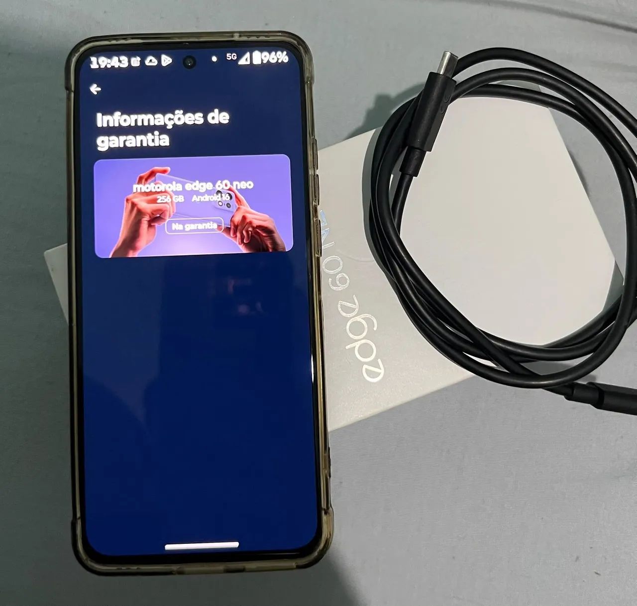 Edge 60 neo 12gb/256 RAM cinza - Foto 5