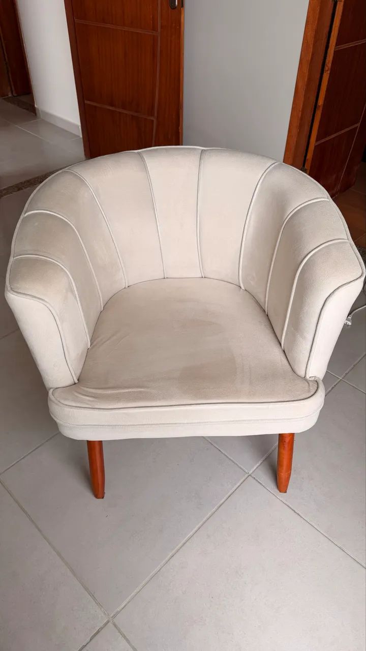 POLTRONA BEGE CLARO - Foto 3