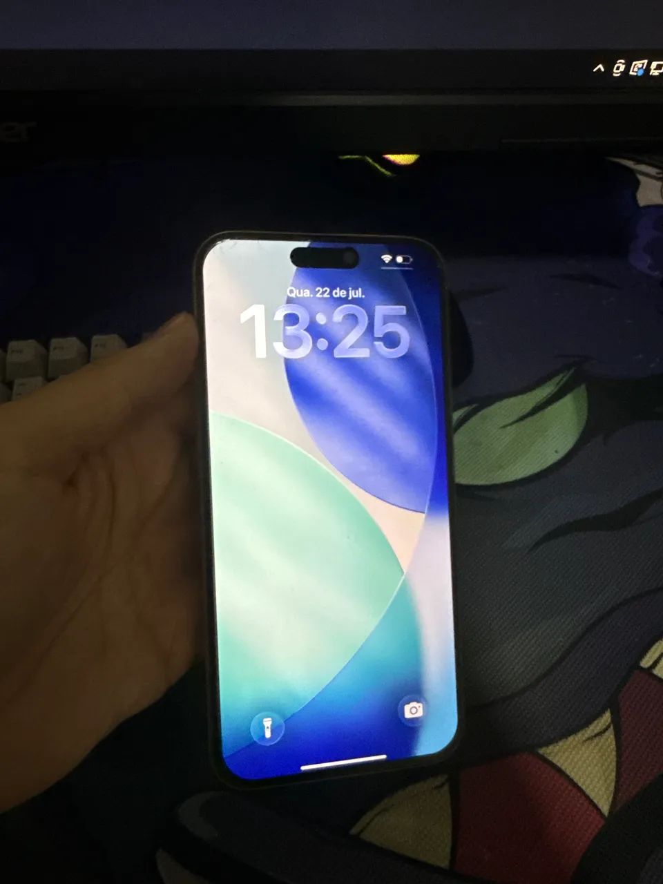 iPhone 15 Pro Max 256gb cinza - Foto 2