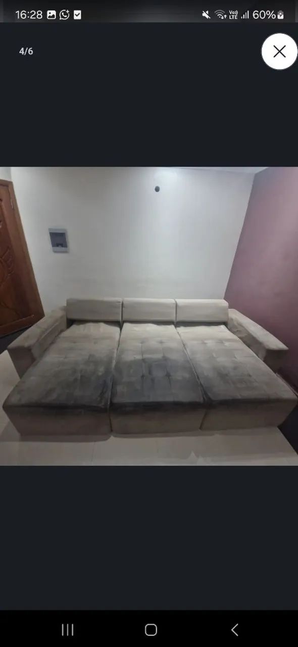 Sofa retratil 2,75 x 1,10 - Foto 2