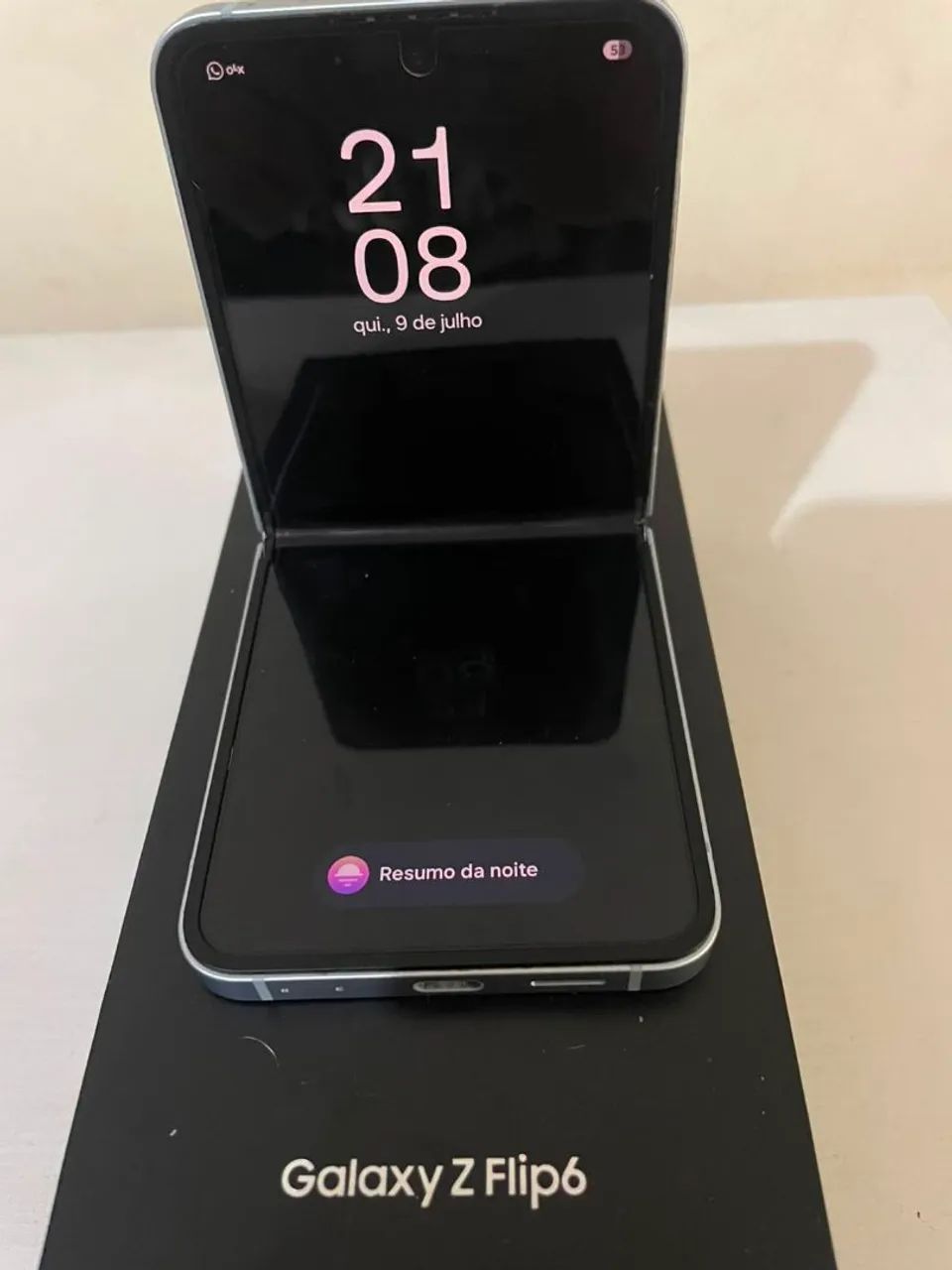Z Flip 6 mais Galaxy whatch 4 troco por celular,  pc, notebook ou game - Foto 4