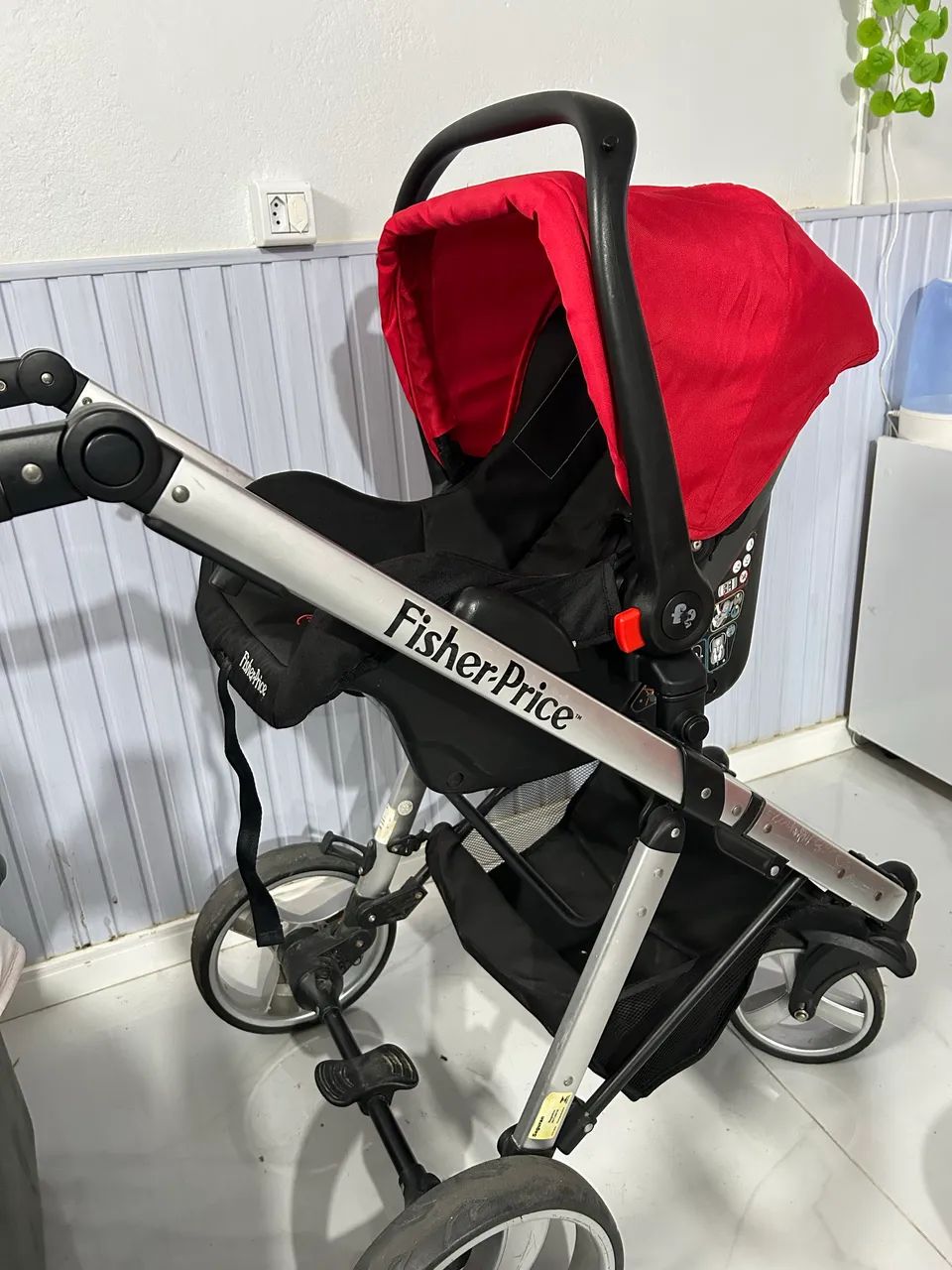 Carrinho Moisés com bebê conforto  - Foto 5
