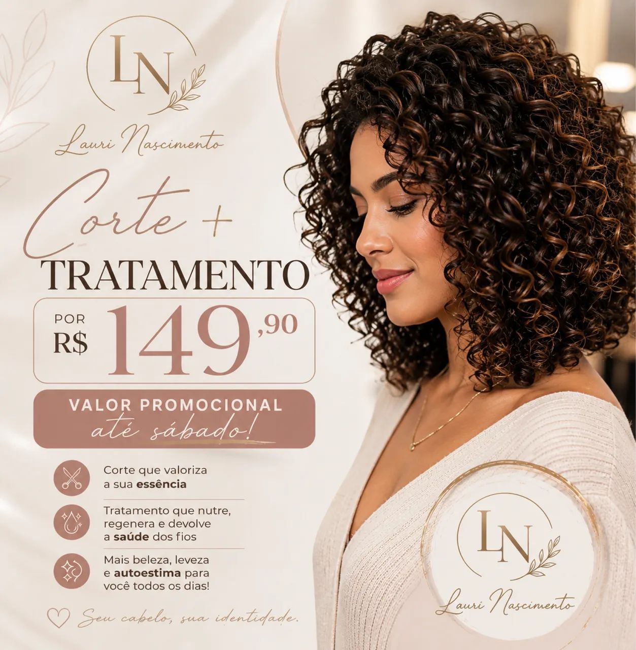 Especialista em cachos e cabelos  - Foto 2
