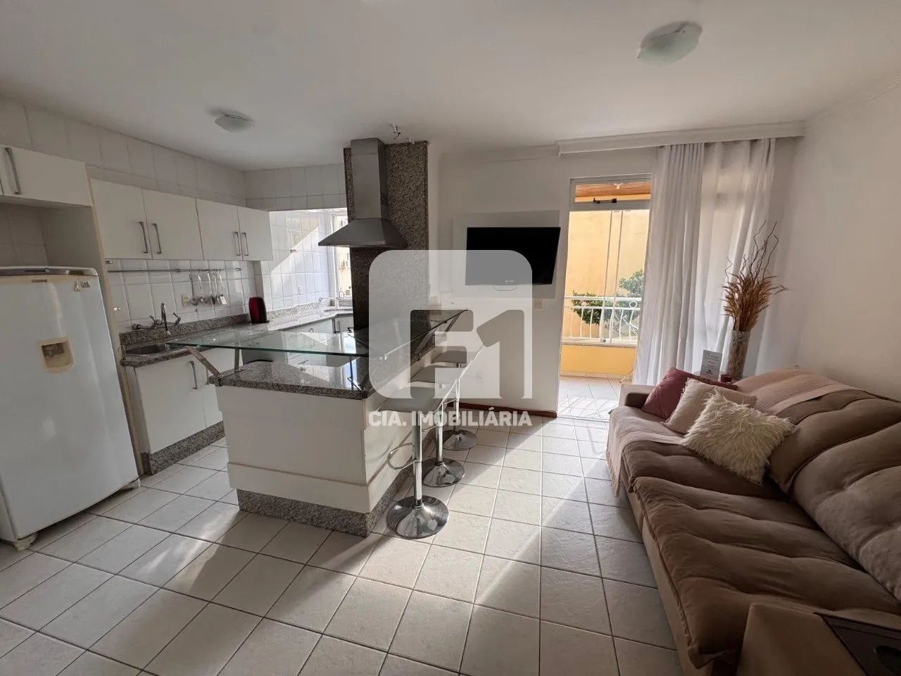 Apartamento de 1 quarto mobiliado em Coqueiros - Foto 5