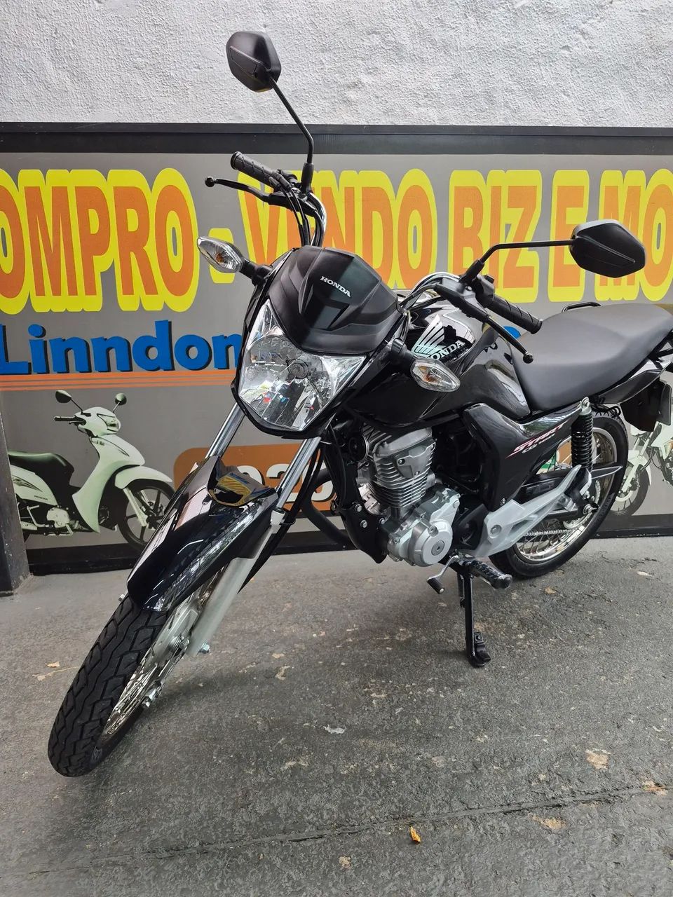 HONDA 160 START 2022 PRETA SÓ 15350KM (FINANCIA 100%)$16500 LINDOMAR MOTOS  - Foto 8