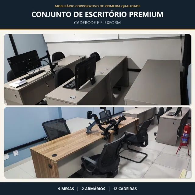 Conjunto de escritório premium Caderode/Flexform