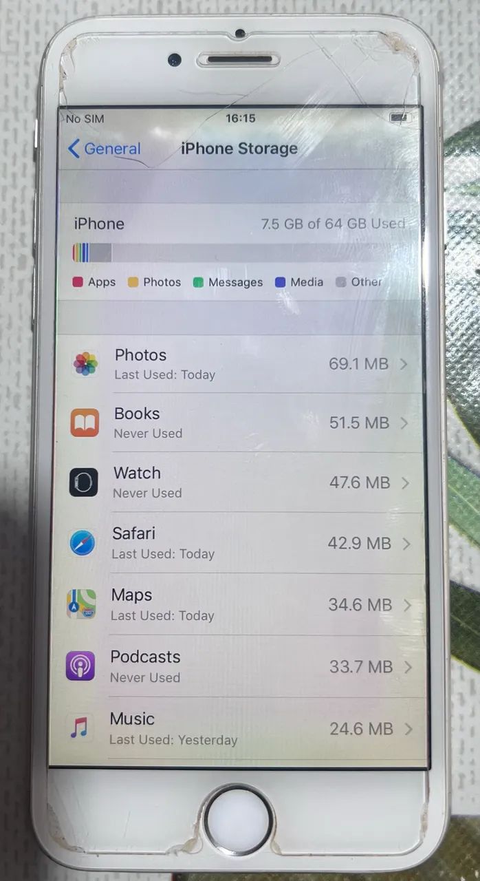 iPhone 6 64GB prata - Foto 5