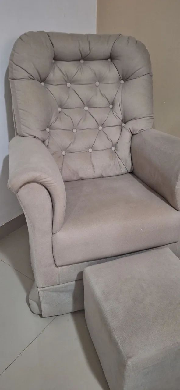 Poltrona de amamentação balanço 