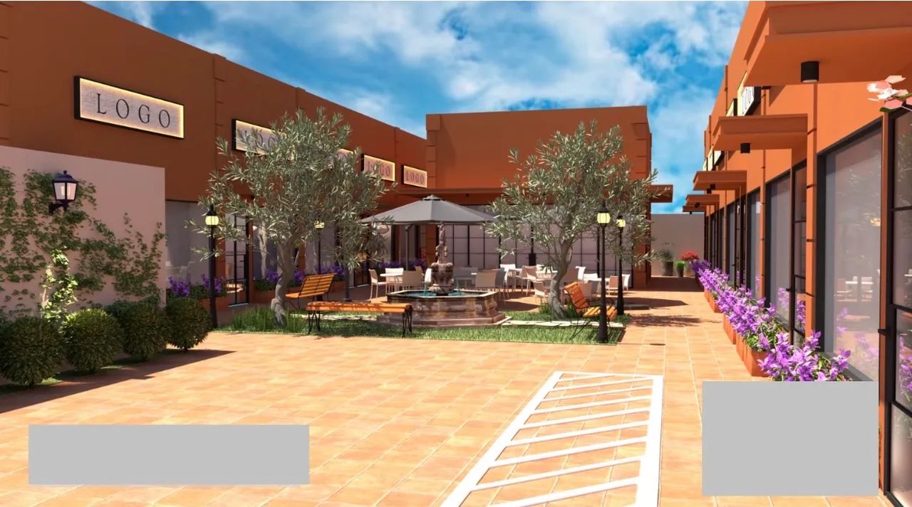 Salas comerciais em galeria estilo Open Mall