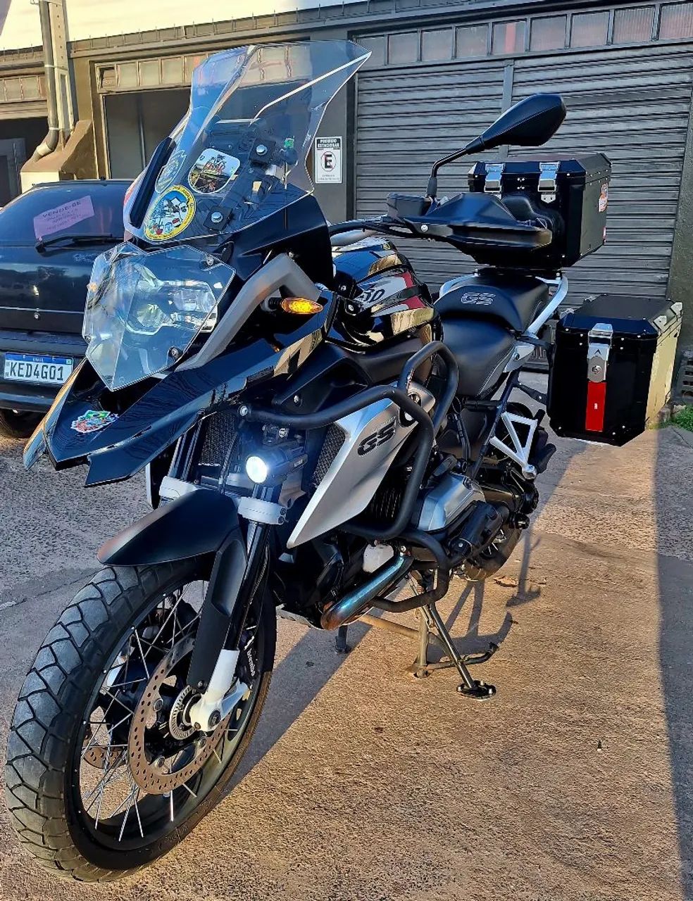 BMW GS1200 TRIPLE BLACK EQUIPADA BAIXO KM - Foto 2