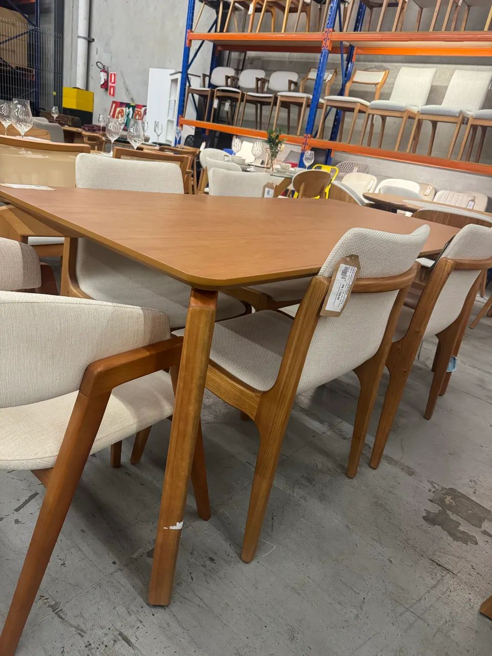 Mesa alto padrão 170cm + 4 cadeiras 