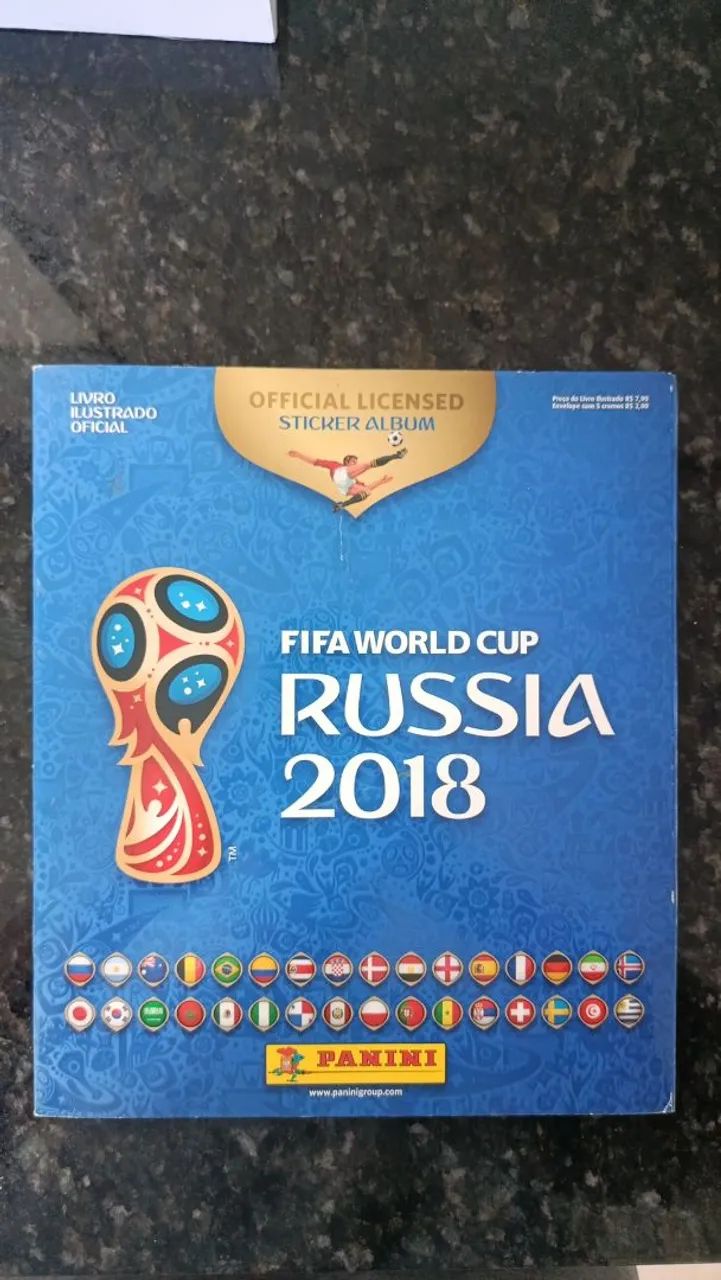 Álbum copa do mundo 2018