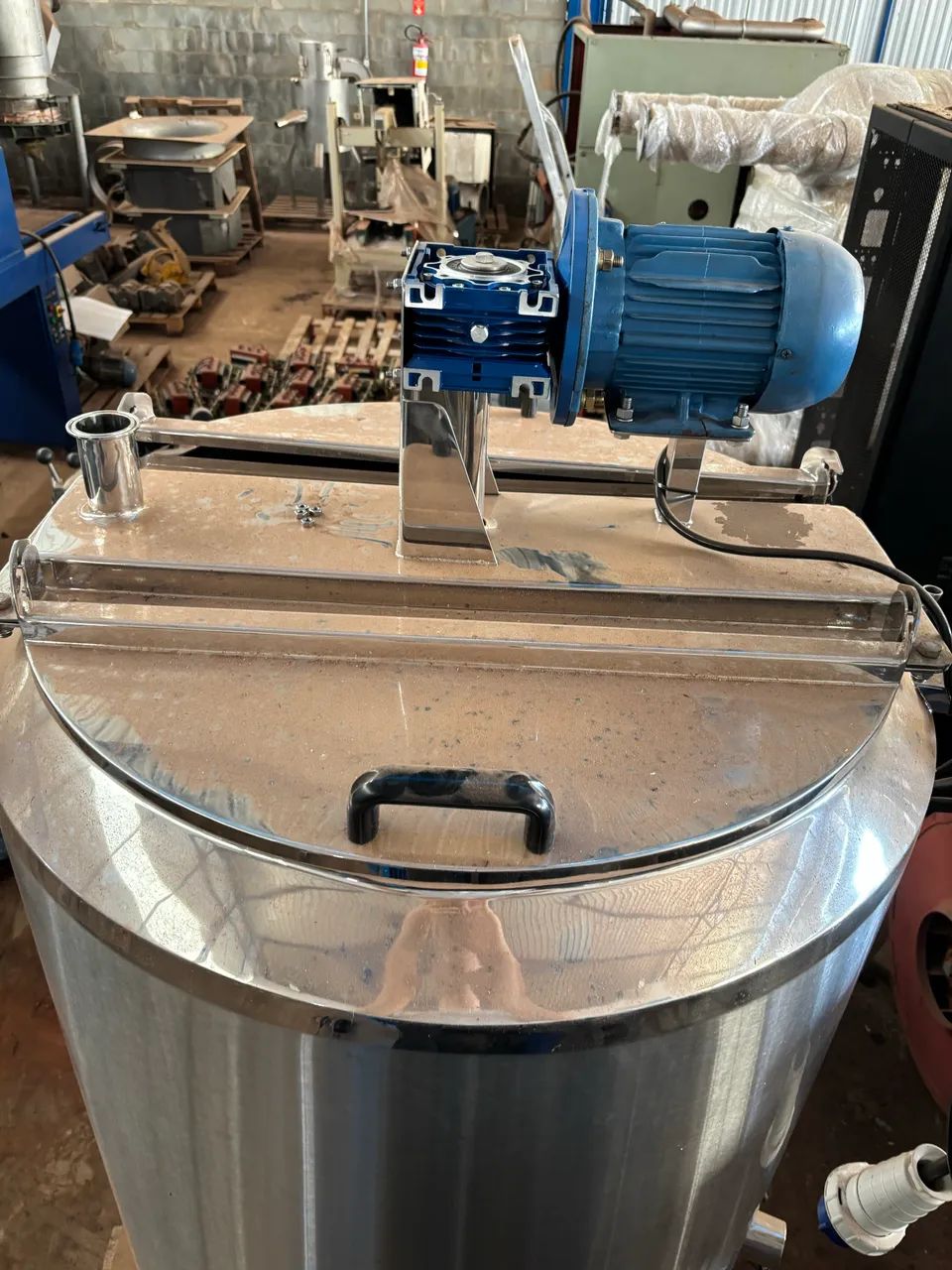 Tanque Misturador Encamisado em Aço Inox 316 L com Aquecimento Elétrico - Novo Sem Uso - Foto 4