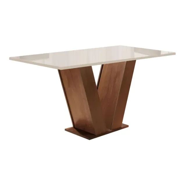  Mesa de Jantar Pequena com 4 Cadeiras Nova - Foto 2