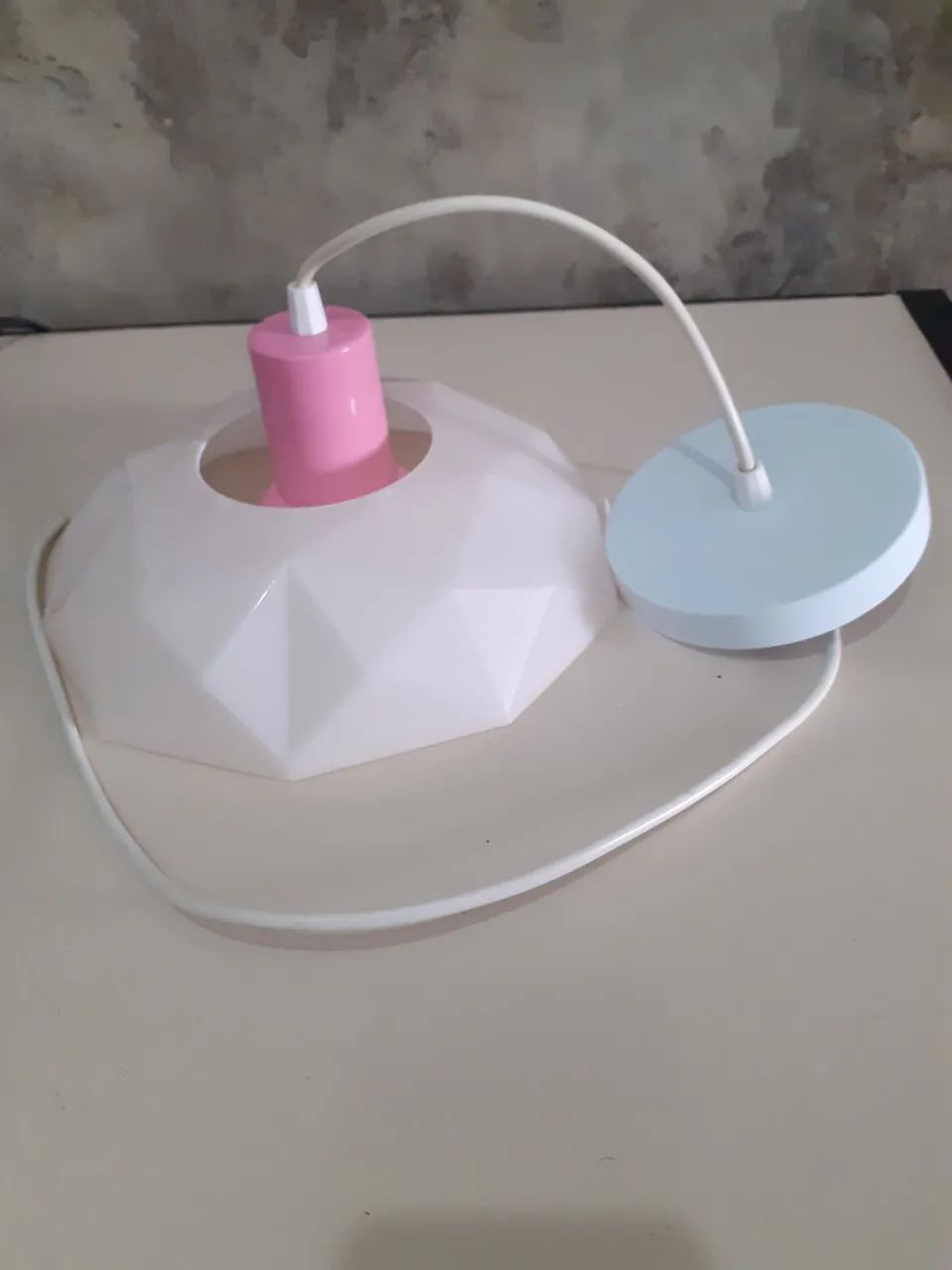 Pendente moderno rosa