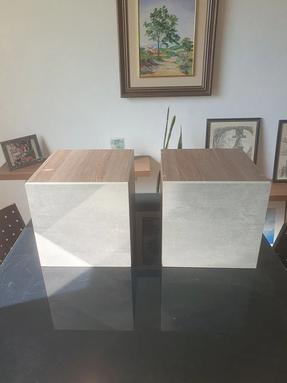 2 nichos de parede com porta quadrado - Foto 3