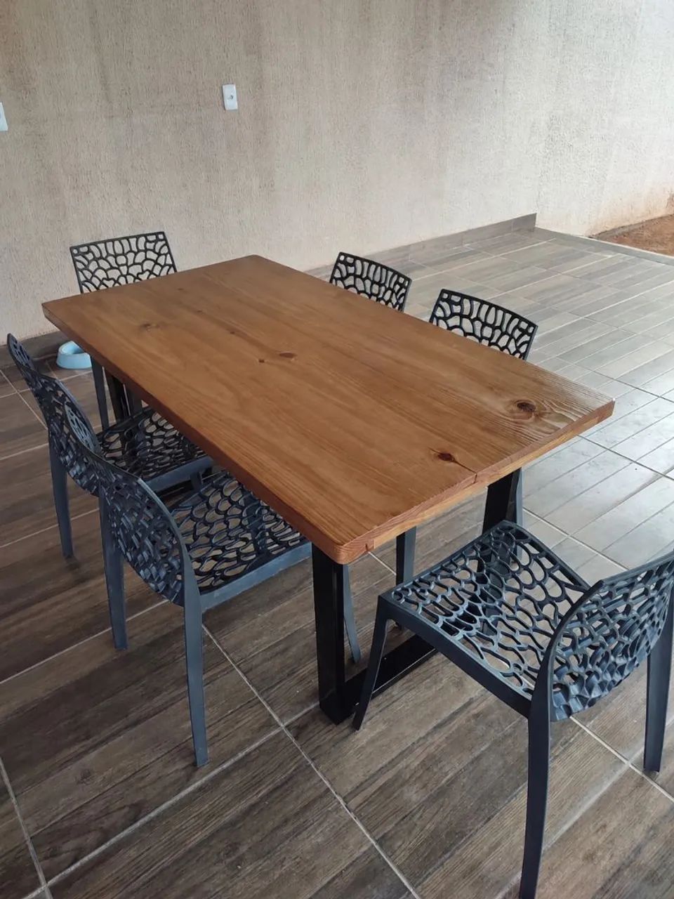 Mesa de Jantar Industrial 