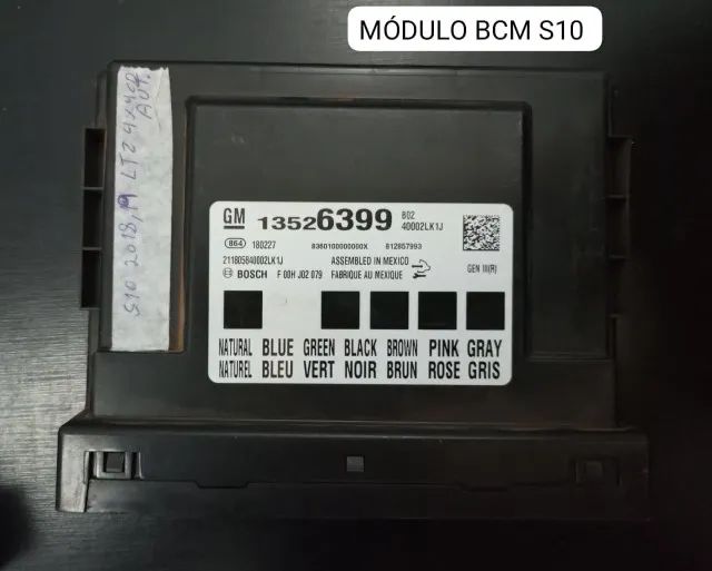 Módulo BCM s10 2015 em diante 