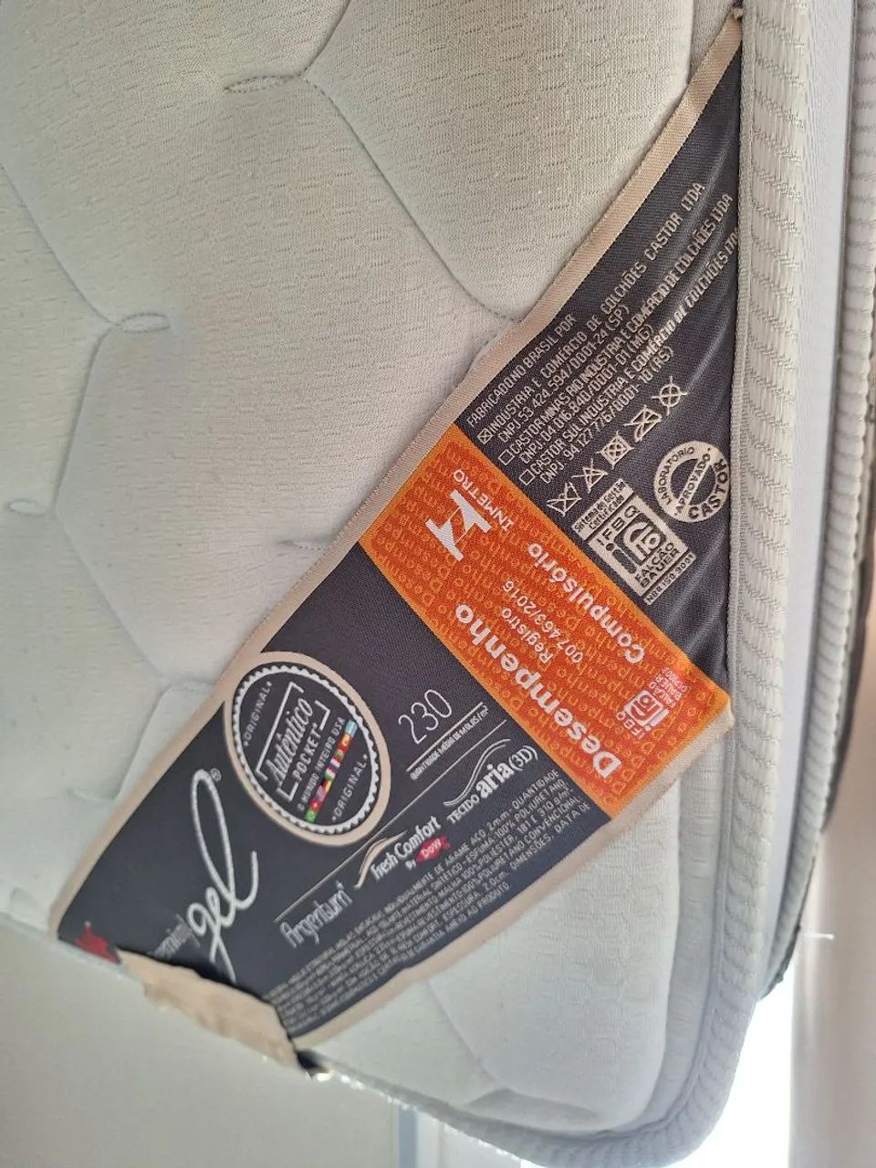 Colchão King Size - Castor premium gel - Foto 3