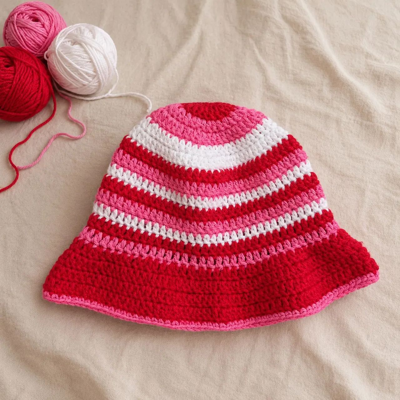 BUCKET DE CROCHÊ  - ADULTO 