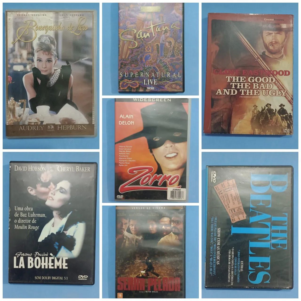 Lote DVDs antigos 