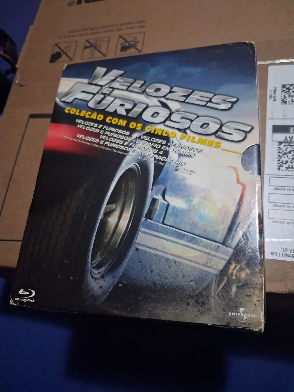 Velozes e furiosos coleção 6 filmes blu ray