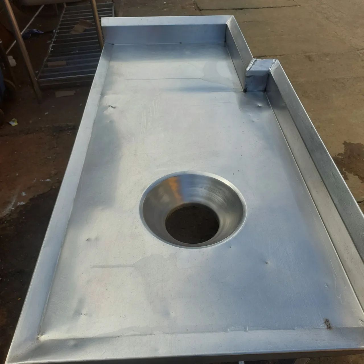 Bancada inox com coletor - Foto 4
