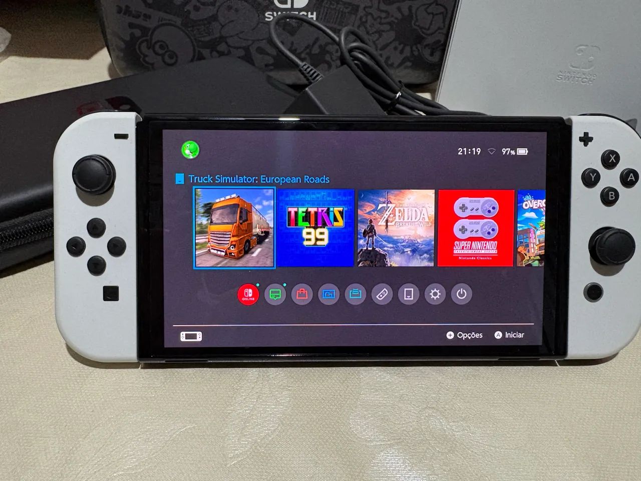 Nintendo Switch OLED branco - Foto 3