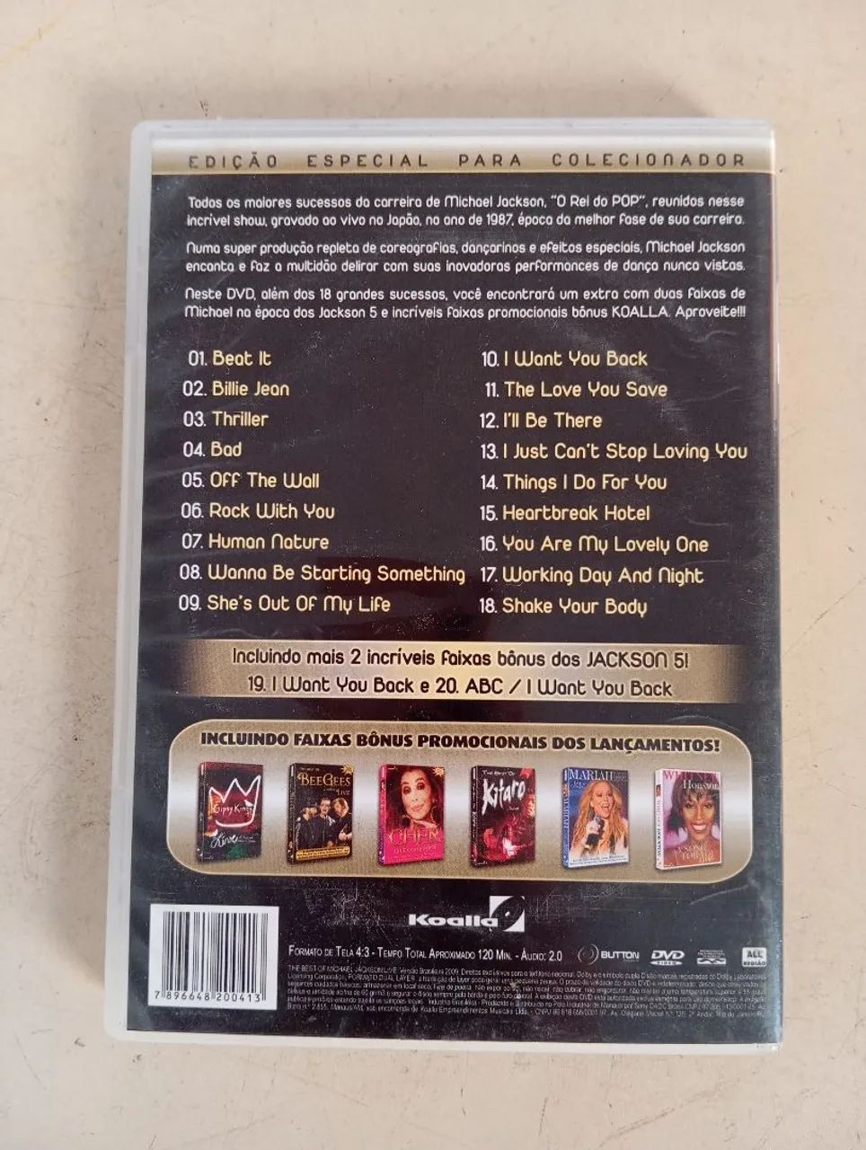 DVD MICHAEL JACKSON LIVE - Foto 2