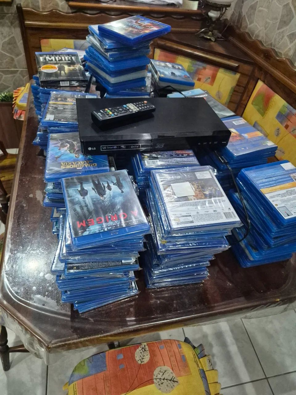 COLEÇÃO DE BLU-RAY + APARELHO BLURAY - Foto 2