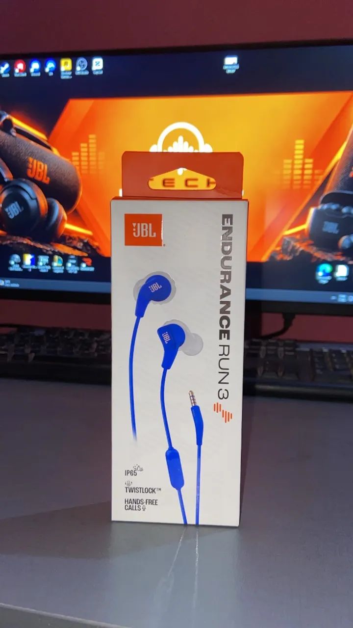Fone JBL Endurance Run 3 AZUL