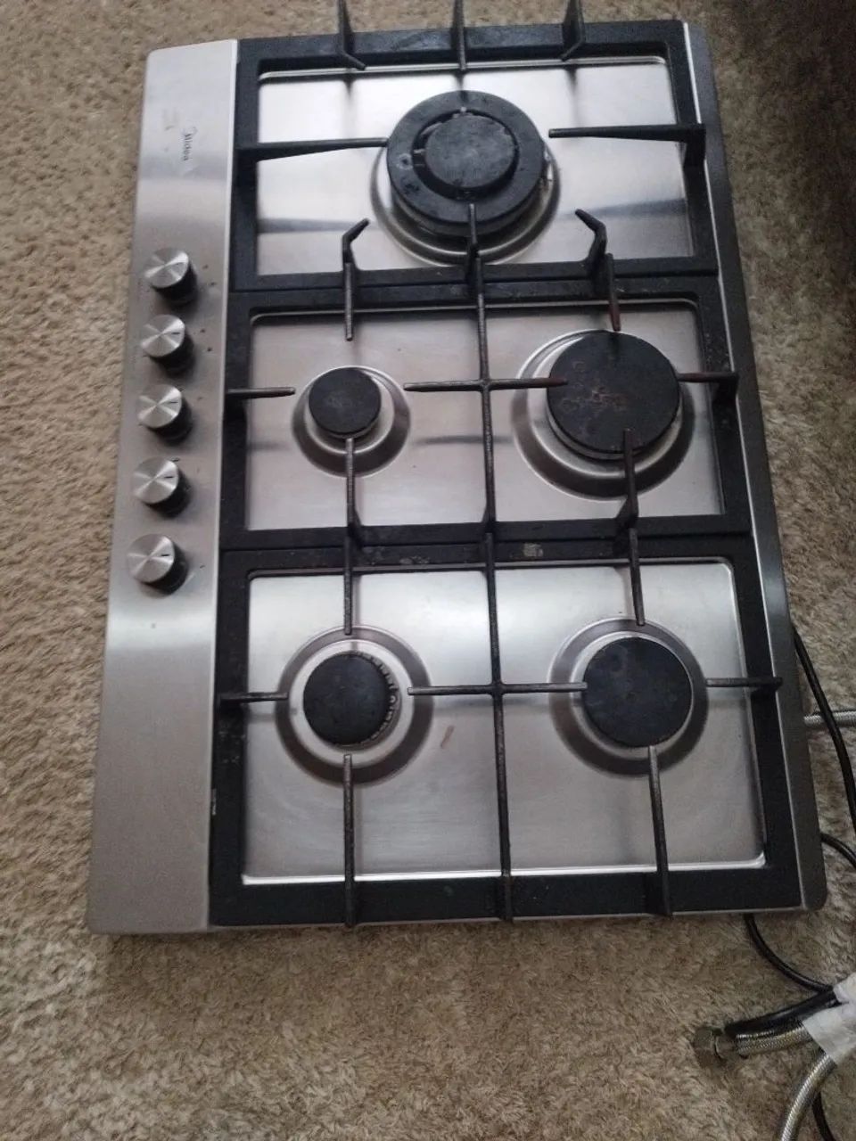 Cooktop inox 5 bocas