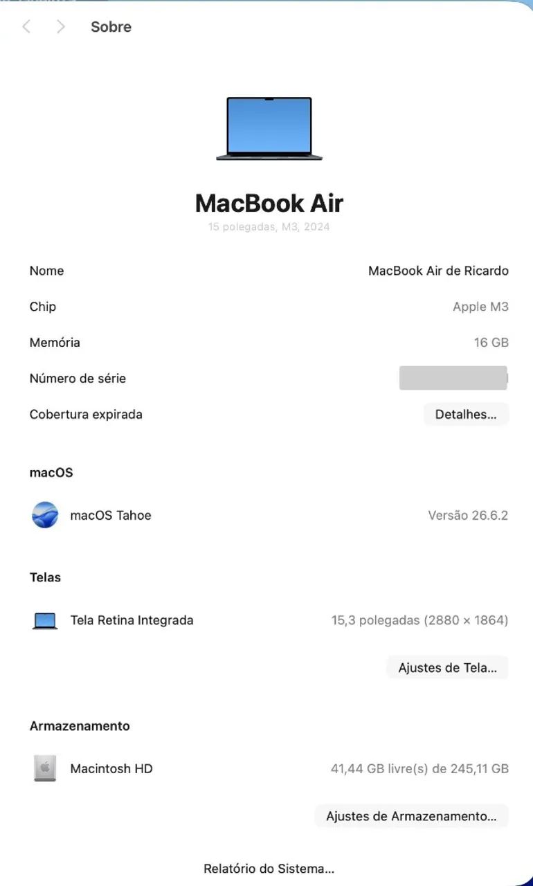 MacBook Air 15" chip M3 256Gb SSD - Foto 3