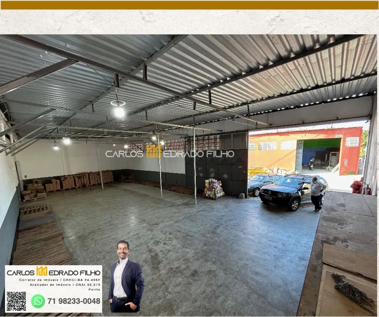 Galpão Logístico 1.050 m² com Mezanino Amplo  Fácil Acesso à CIA/Aeroporto - Lauro de Frei - Foto 4