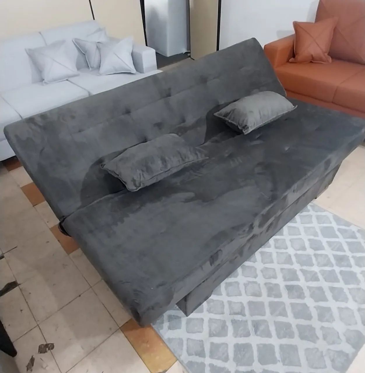 Sofá Cama A Pronta Entrega Novo